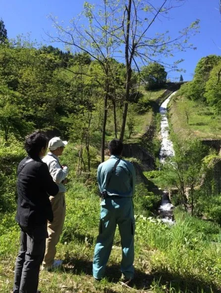 高落差流路工(長野県小谷村)